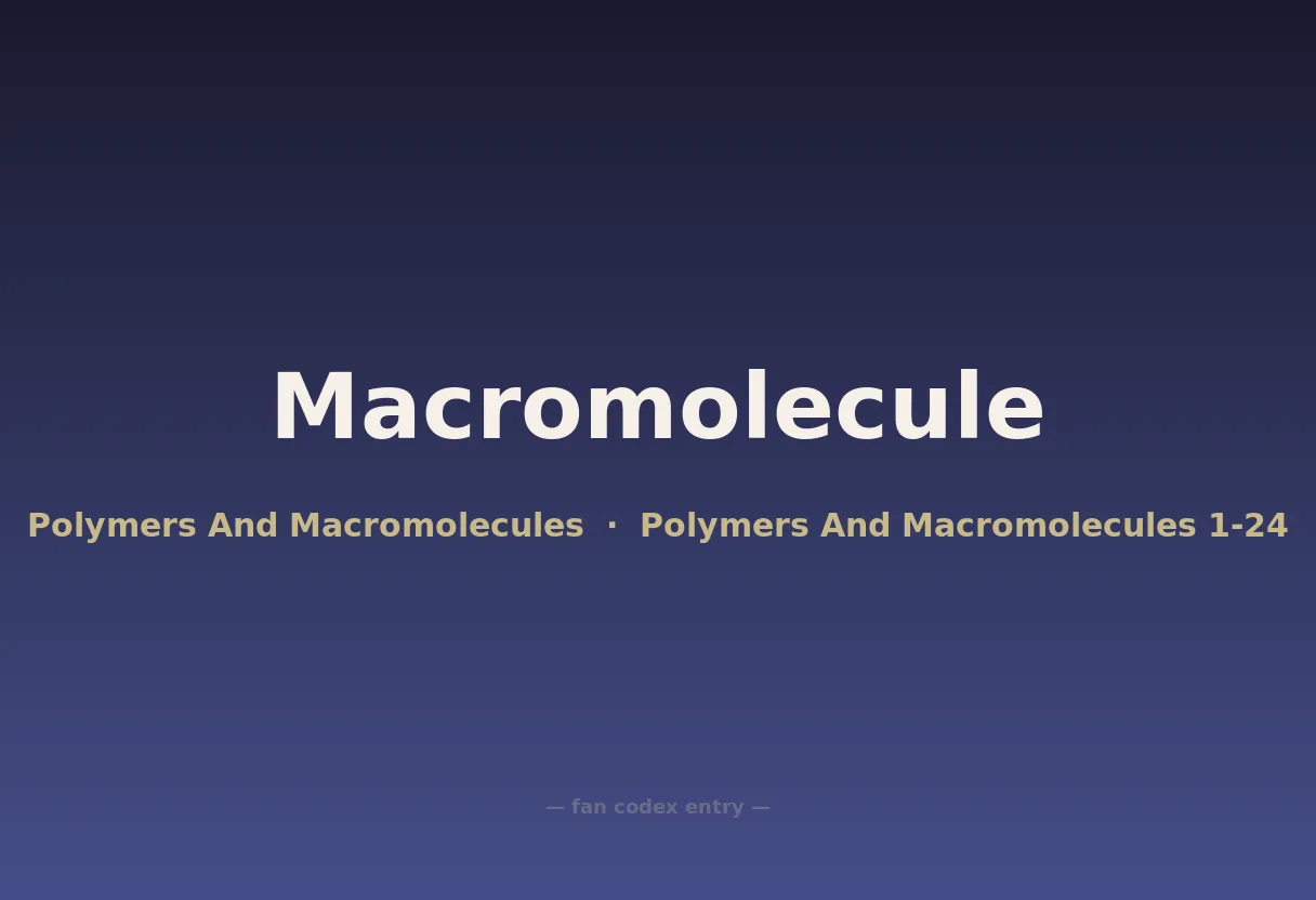 Macromolecule