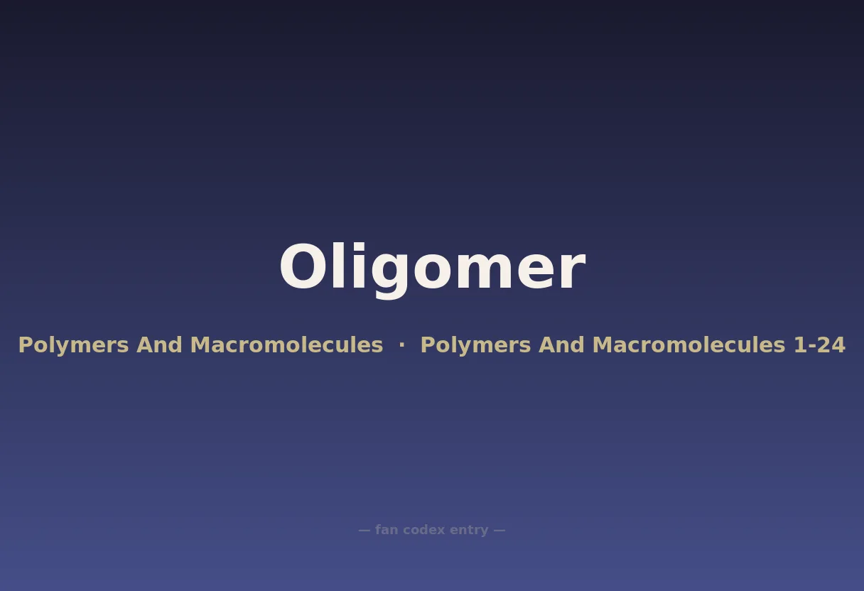 Oligomer