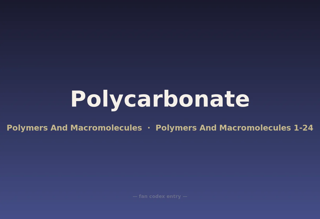 Polycarbonate