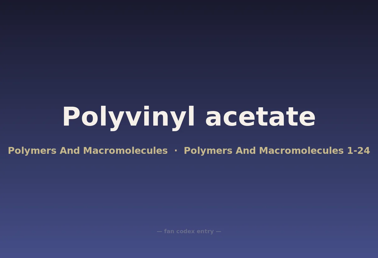 Polyvinyl acetate