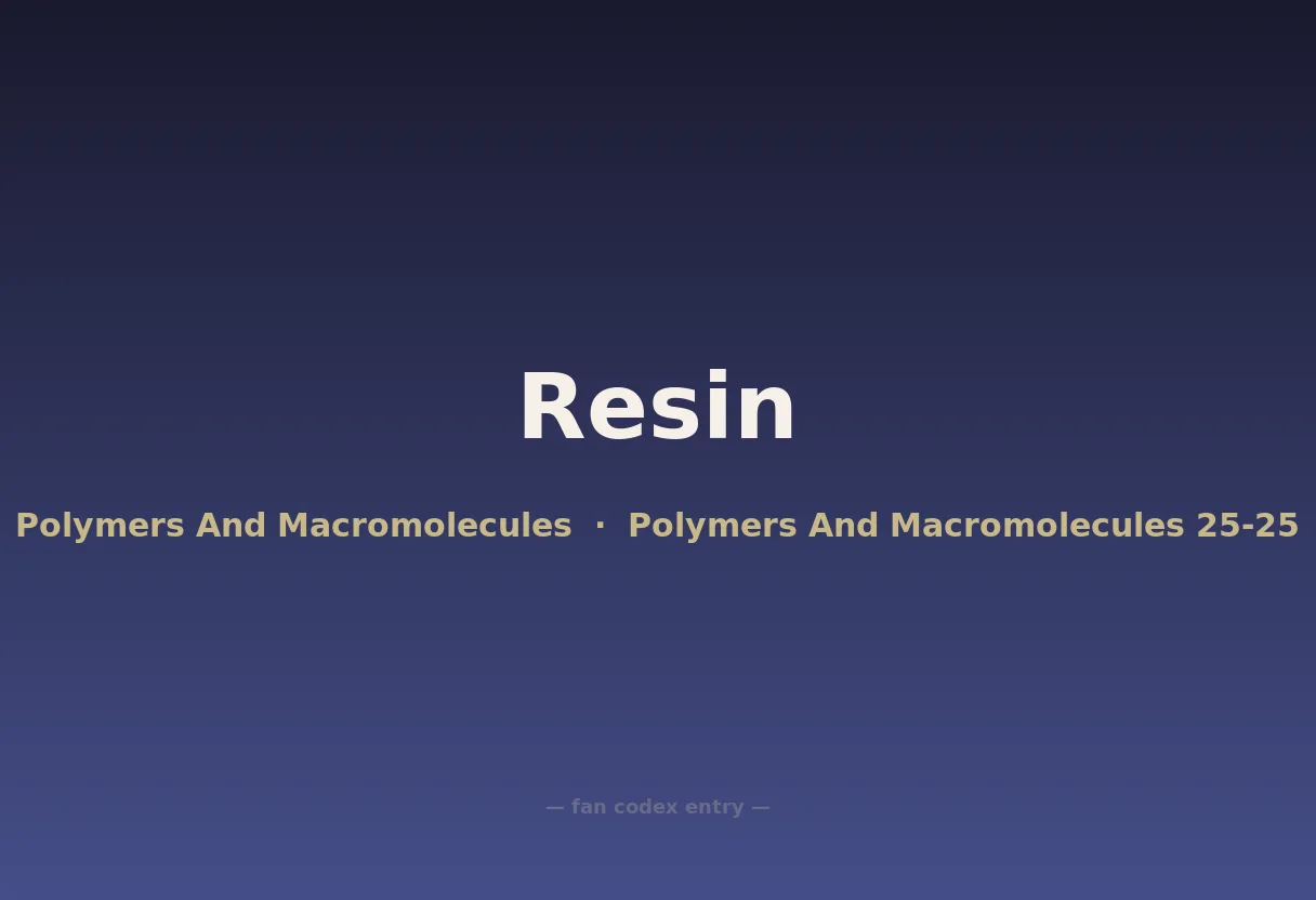 Resin